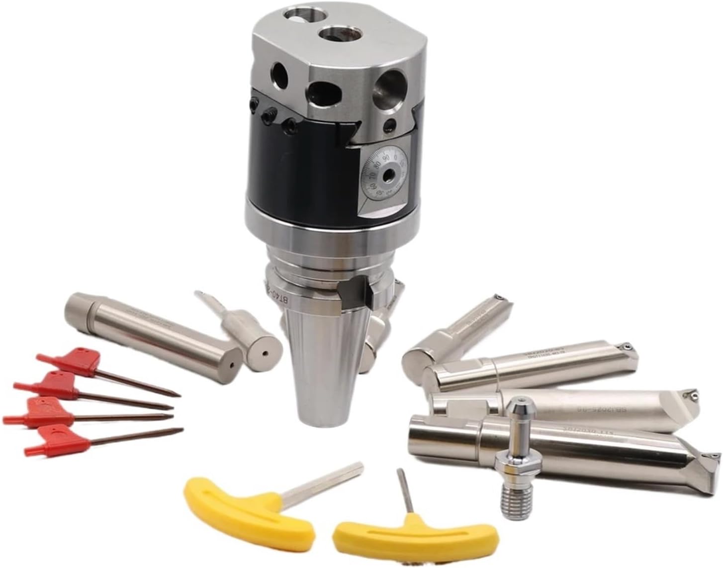 BT40 BT50 NBH 2084 8PCS Lathe Machining Boring Carbide Bar Tool Finishing(BT50-NBH2084-8PCS)