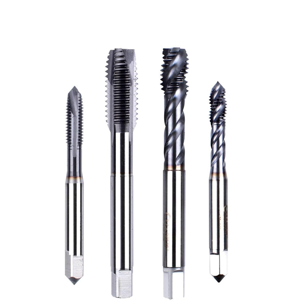 1Pcs Cobalt Screw Thread Tap Drill Bits Spiral Pointed Flute Metric M2-M16 TICN Coated Machine Tap for Stainless Steel(Spiral Tap,10PCS_M12X1.75)