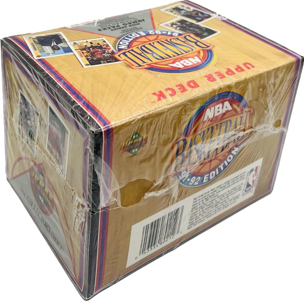 1991-92 Upper Deck High Series Find The West Jumbo Packs Basketball Box