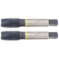 Sowa Tool 2pcs M20 x 2.5mm Spiral Point Tap – HSSE-V3, Yellow Ring, Metric Thread, High Performance for Alloy & Stainless Steel, Machine Tap for Through Holes, Pack of 2
