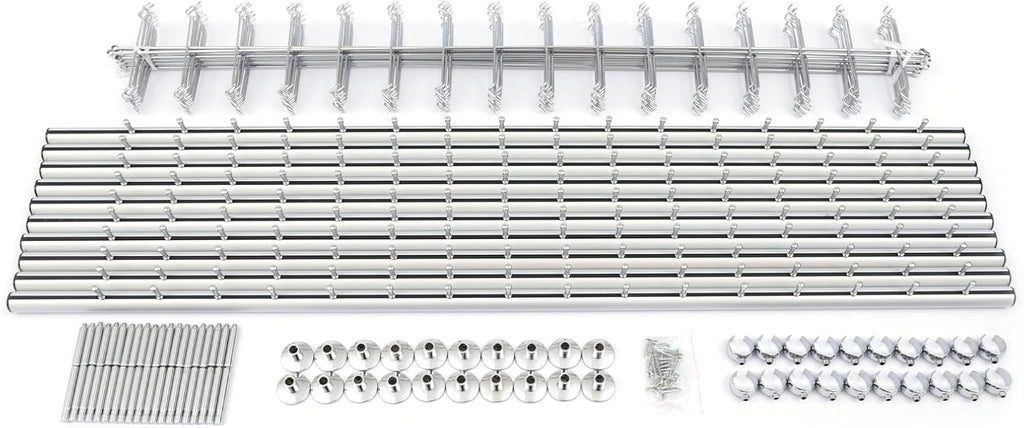 10 Pcs/set Glasses Rack Eyeglass Frame Stand 4ft Hold 16 Frames Sunglasses Holder Organizer Storage Eyewear Glasses Display Stand Column Decorative Display Rod