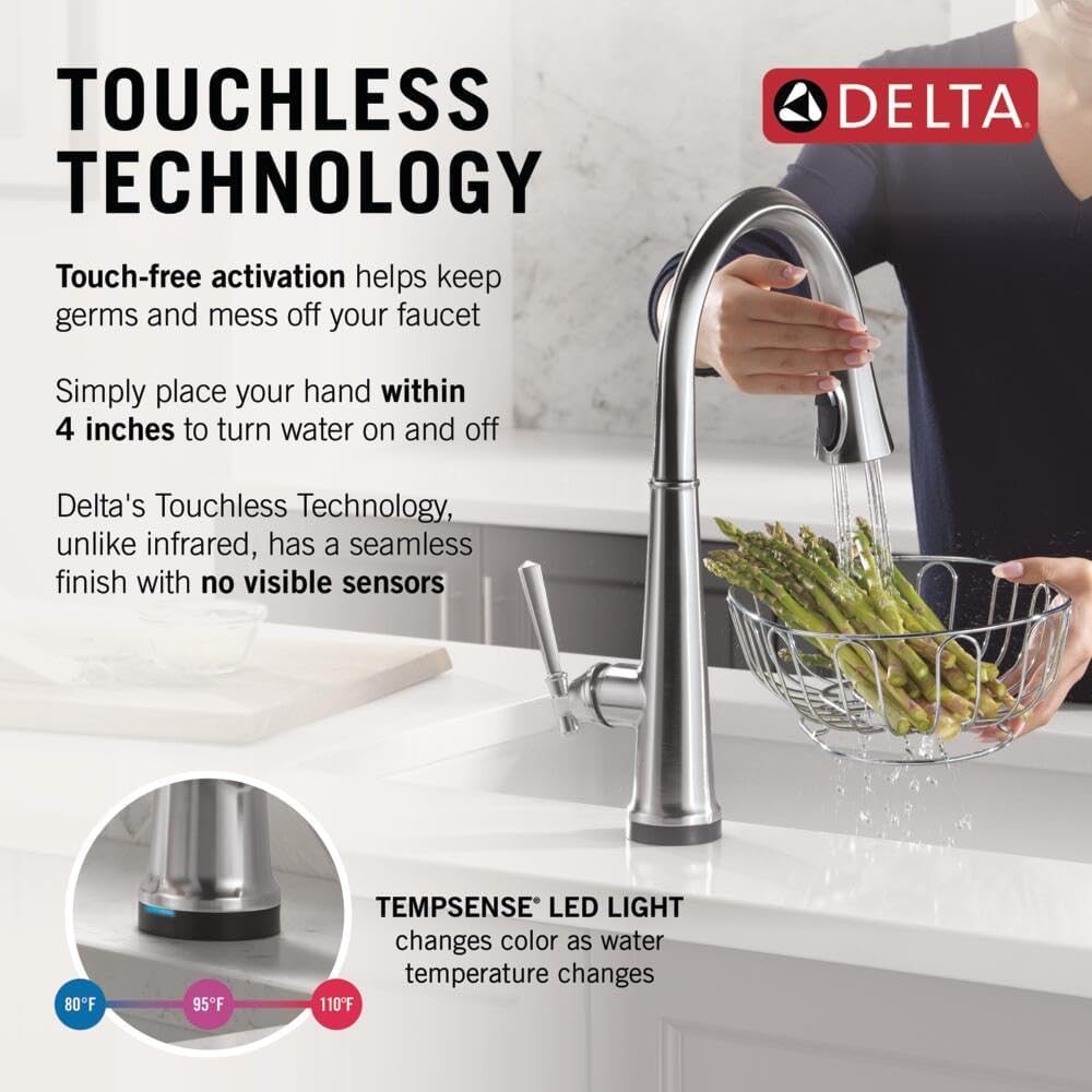 Touch2O® Technology Kitchen Faucet with Touchless Technology