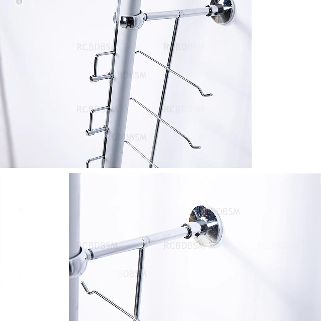 Eyeglass Display Racks Lockable Sunglasses Glasses Organizer Wall Mount Storage Stand - Aluminium Frame Holder, Set of 10 (4.5ft, Holds 16 Frames)