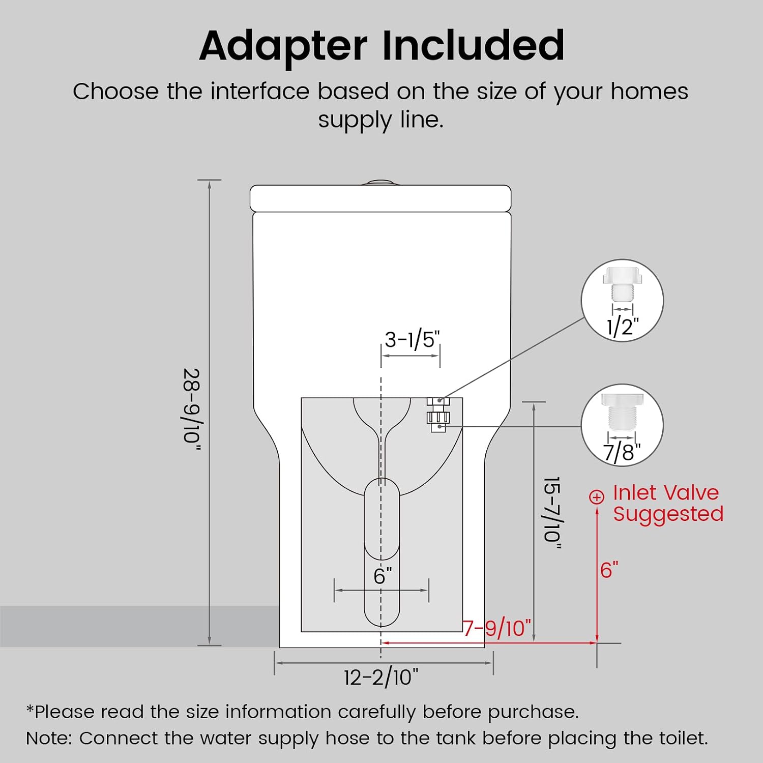 SOTOMO Compact ADA Toilet, 12' Rough-in Elongated One-Piece Toilet with Quick Release & Soft Close Toilet Seat, 1.1/1.6 GPF Dual Flush Water-Saving White, aMJ-T138