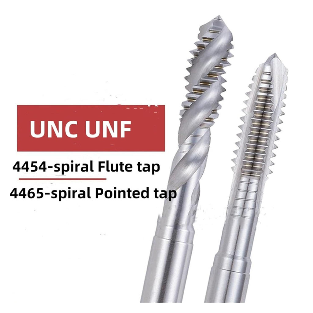 Drill Tap Bit Set, Fine Spiral Fluted Pointed Tap Screw Thread Taps