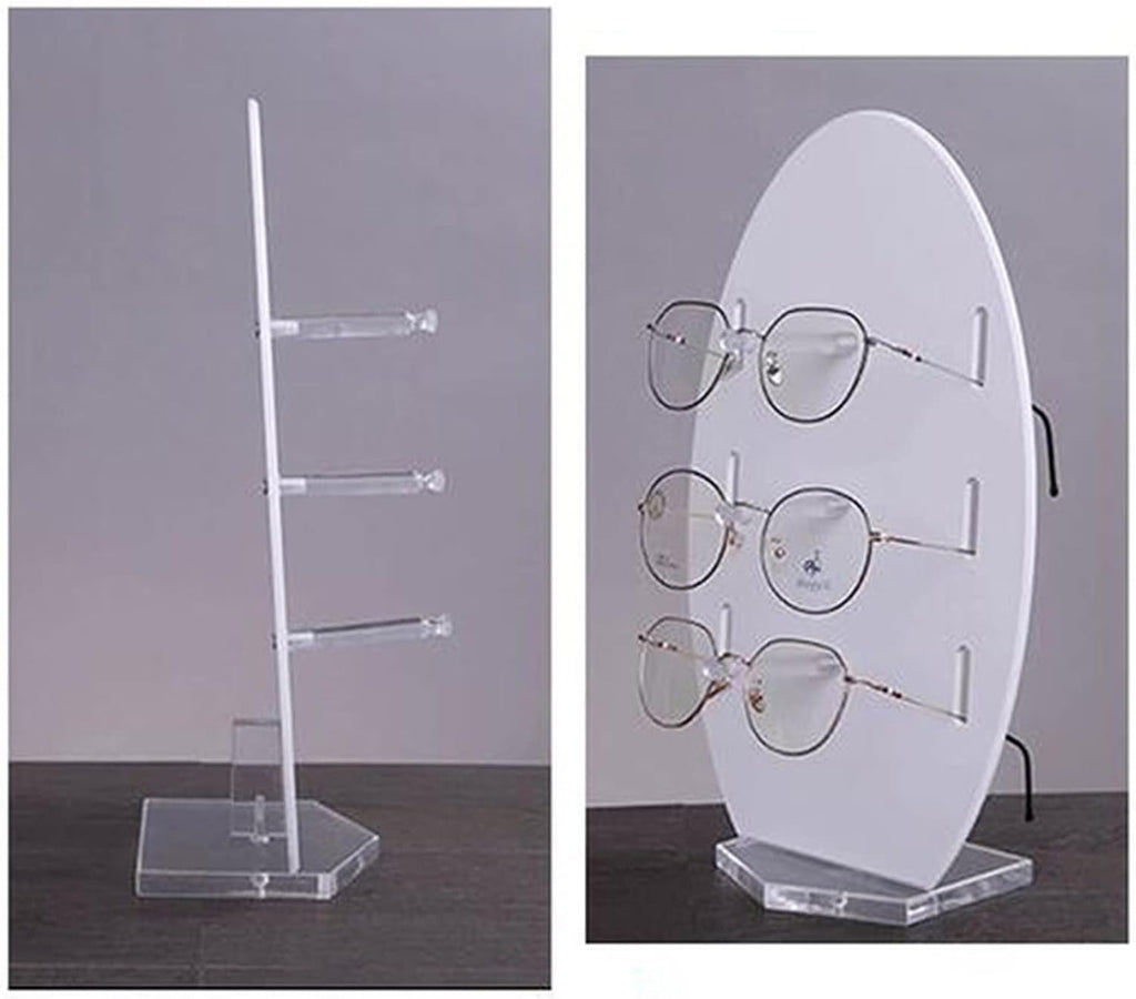 GRFIT Glasses Stand Acrylic Sunglasse Stand Glasses Holder Eyeglasses Display Rack Counter Jewelry Organizer Jewelry Display Shelf Eyewear Display Stand ( Color : Large size )