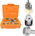 Boring Set F1 2 inche 50mm+9pcs 12mm Draw Bars Boring Head Tool Handle BT30 NT30 MT2 MT3 R8 C20 Rough Mill for Machine Bore(1pcs 75mm Head)