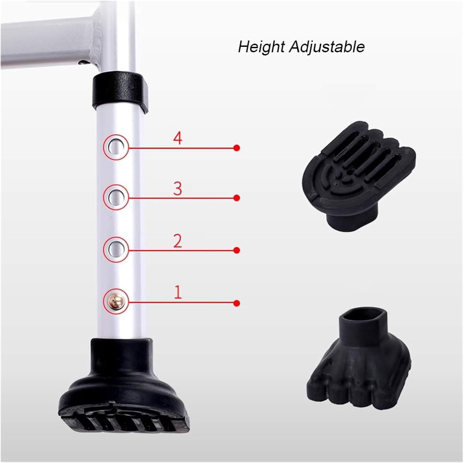 Toilet Chair Comfortable Potty Chair Bedside Elderly Toilet Seat Safety Frame with Non-Slip Leg Pad Handles and Bucket Height Adjustable Bathroom Safety