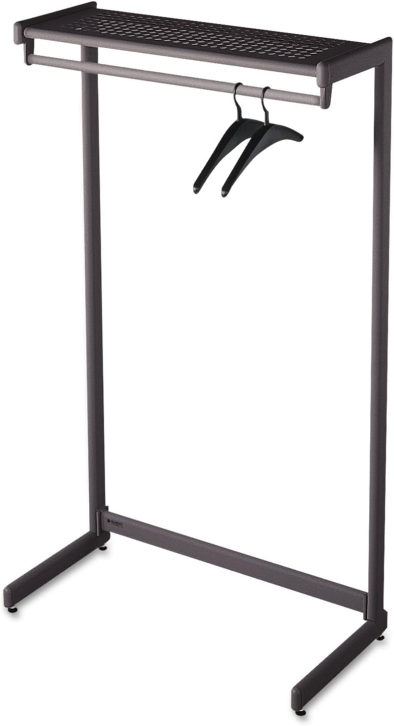 Quartet One-Shelf Garment Rack, Freestanding, 36 Inch, Black (20213)