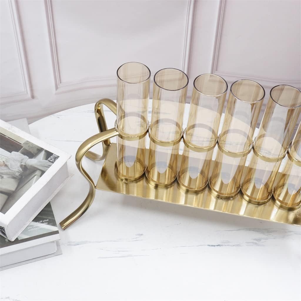 Glass vase Ornaments Transparent Living Room Home Dry Flower Arrangement TV Cabinet Decoration