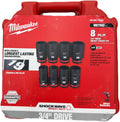 Milwaukee Electric Tool 8 Piece Deep 3/4'' Drive