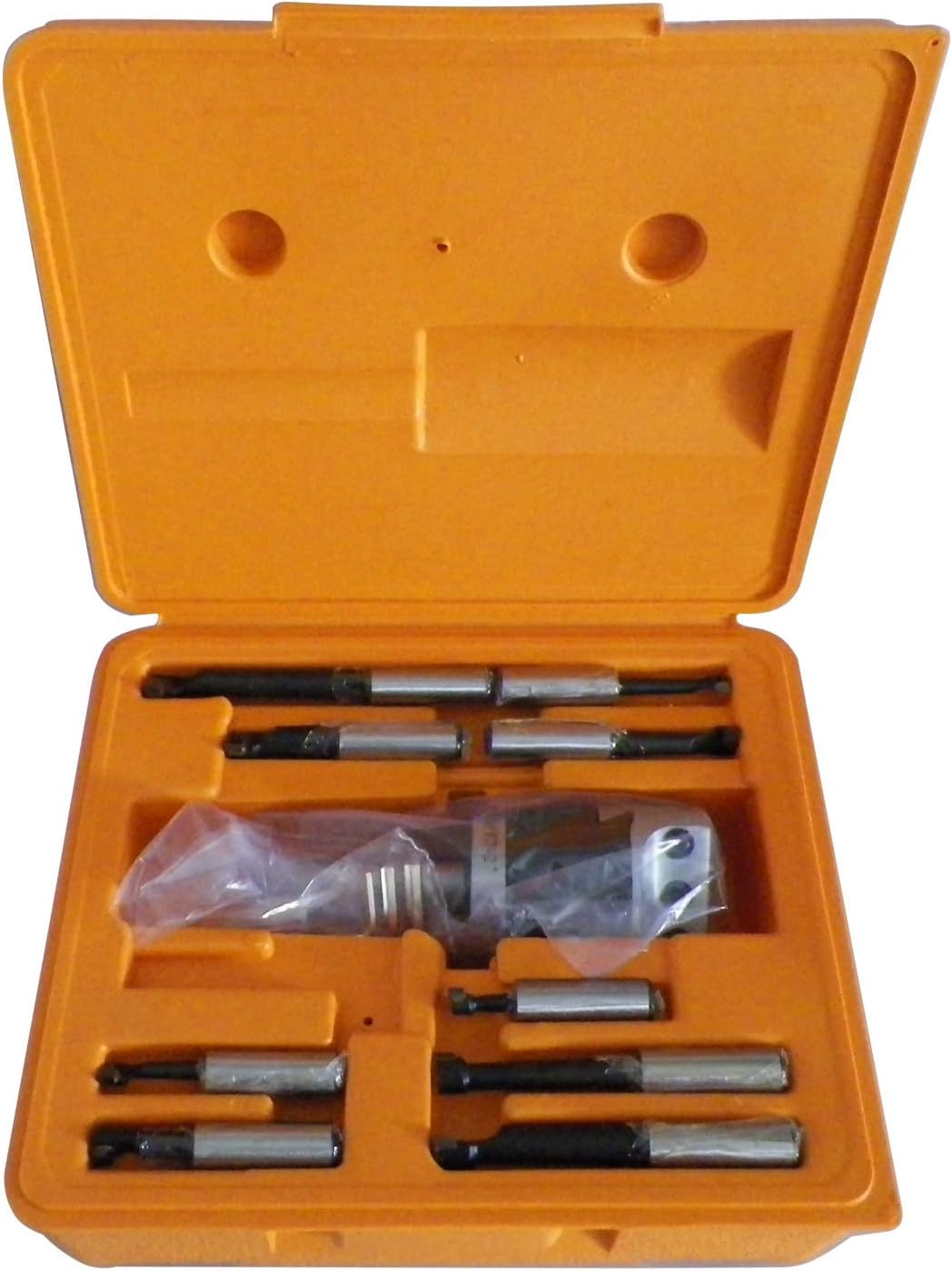 2' BORING HEAD SET 9 PCs CARBIDE BORING BAR W MT2 SHANK 1/2'' MILL