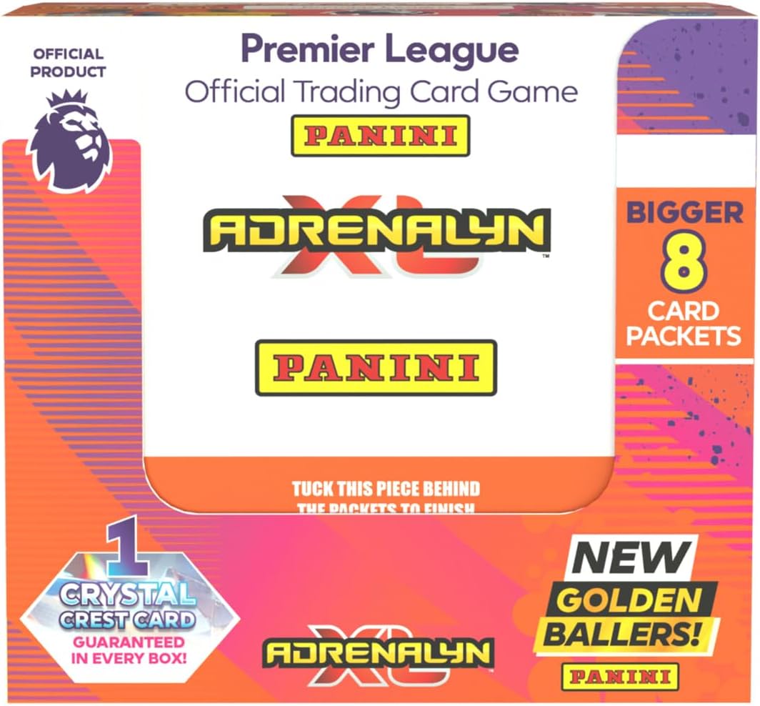 Panini 2024-25 Premier League Adrenalyn XL Trading Cards Box (50 Packs Each)