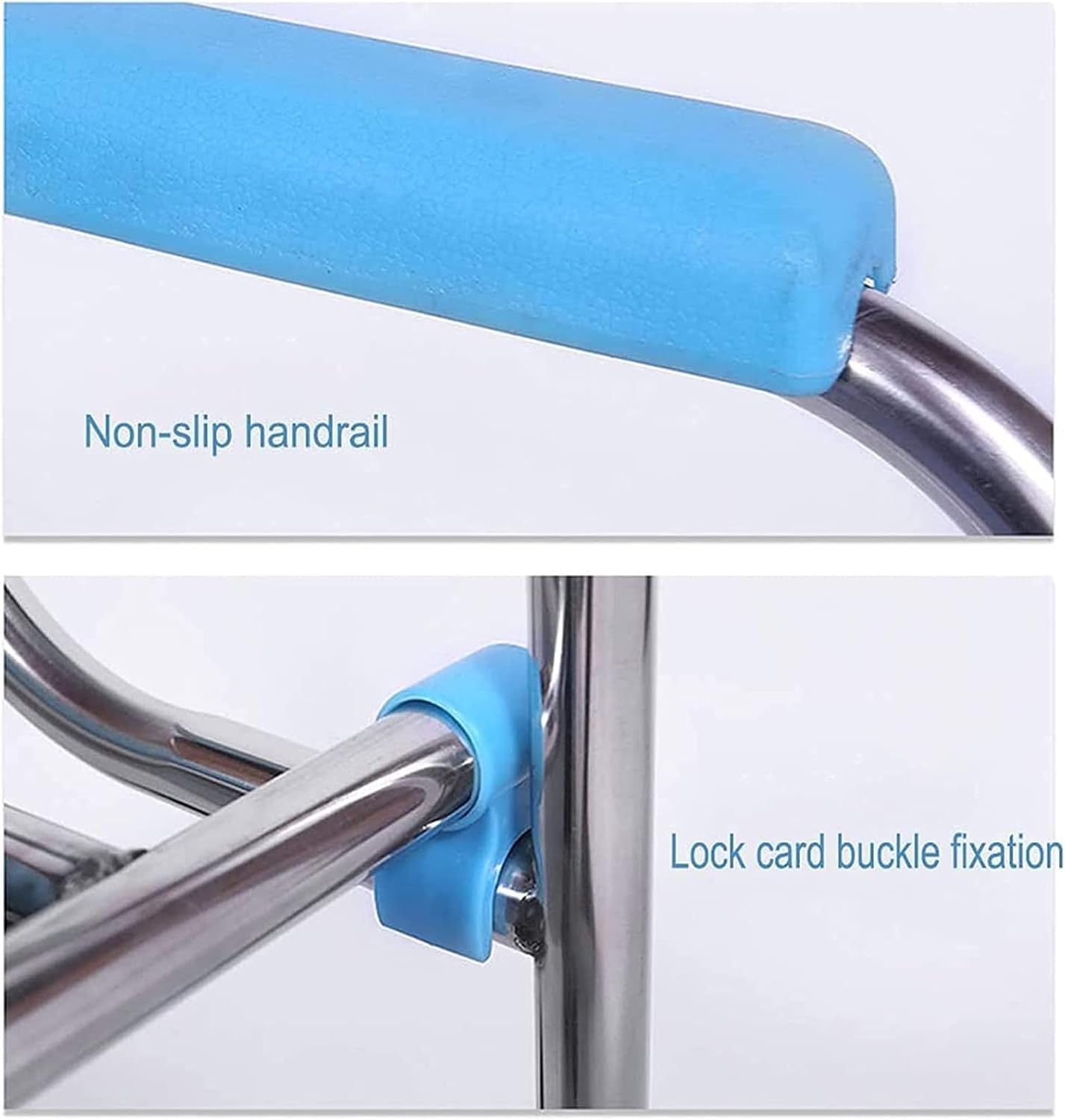 Shower Stool Bath Chair Toilet Seat Heavy Duty Drop Arm Bariatric Commode Homecare Toilet Chair with Arms and Bathroom Safety Frame for Elderly,Adults Adjustable Seat Height Easy Transfer