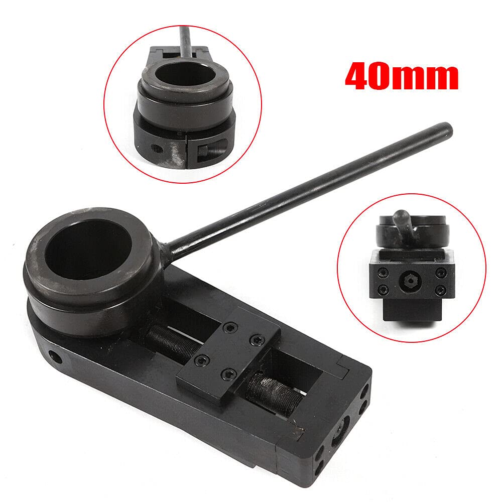 Boring Facing Head Facing Head Steel Face Milling Head fits Portable Line Boring Machine Boring Bar Tools Facing Boring Machine Accessories (40mm)