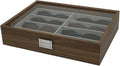 8 Slot Sunglasses Organizer Box Wooden Glasses Storage Case Eyewear Display For Multiple Glasses