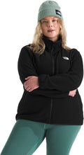 THE NORTH FACE Women's Glacier Fleece Jacket (Standard & Plus Size) | Zip Hand Pockets & Stretch on Collar, Cuffs & Hem