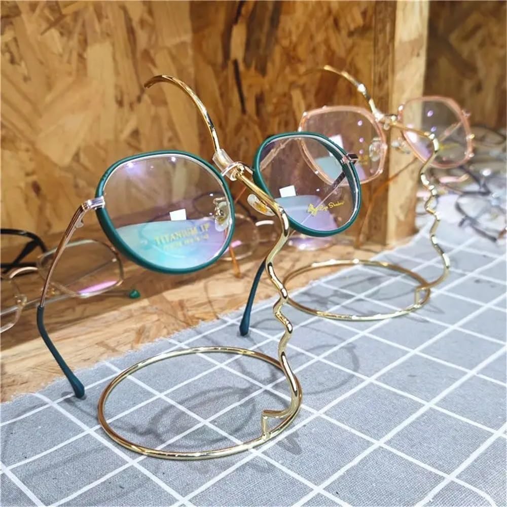 Glasses Stand Display Props Decorative Supplies Metal Sunglasses Holder Glasses Stand Shelf for Eyeglass Organizer Showcase Jewelry Eyewear Display Stand