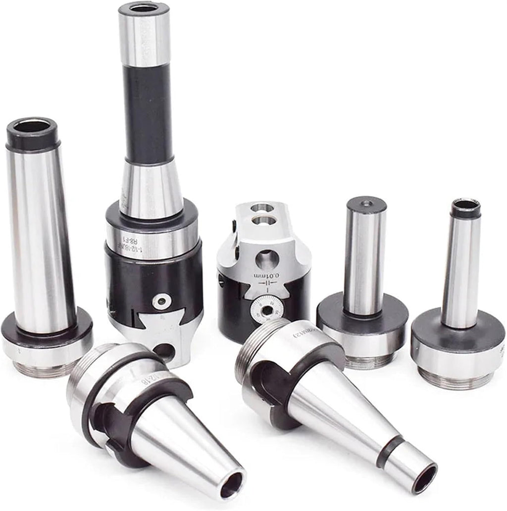 Boring Set F1 2' 50mm Boring Head 9pcs 12mm Draw Bars Tool Handle BT30 NT30 MT2 MT3 R8 C20 Rough Bored CNC Mill Lathe Tools(MT2 M10-(50MM)-9PCS)