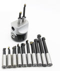 Precision Collets Lathe Chuck Tool 1set 2' 50mm boring head+1pcs Morse holder+9pcs 12mm boring bar for cnc lathe bored boring tool set for CNC Engraving Machine & milling Lathe Tool(MT4-(F1 50)-9pcs)