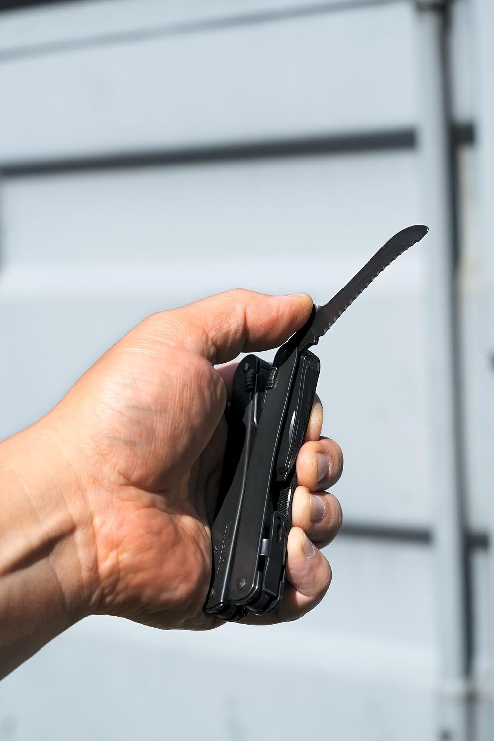 Victorinox Swiss Tool Spirit MXBS Swiss Army Knife, 24 Lockable Functions Swiss Made Multitool with Large Blade, Pliers and Wire Cutter - Black with Nylon Pouch