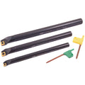 HHIP 1001-0021 3 Piece (1/2-5/8 & 3/4 Inch) SCLCR Indexable Boring Bar Set