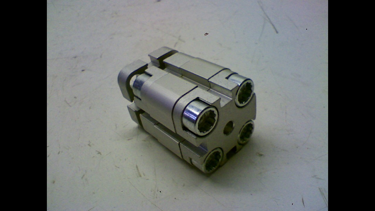 FESTO ADVUL-20-5-P-A (156858), 1-10 BAR OPERATING PRESSURE, 20 MM BORE, 5 MM STROKE, COMPACT, DOUBLE-ACTING, ELASTIC CUSHIONING RINGS/PADS AT BOTH ENDS, M5 PNEUMATIC CONNECTION, PNEUMATIC CYLINDER, SE
