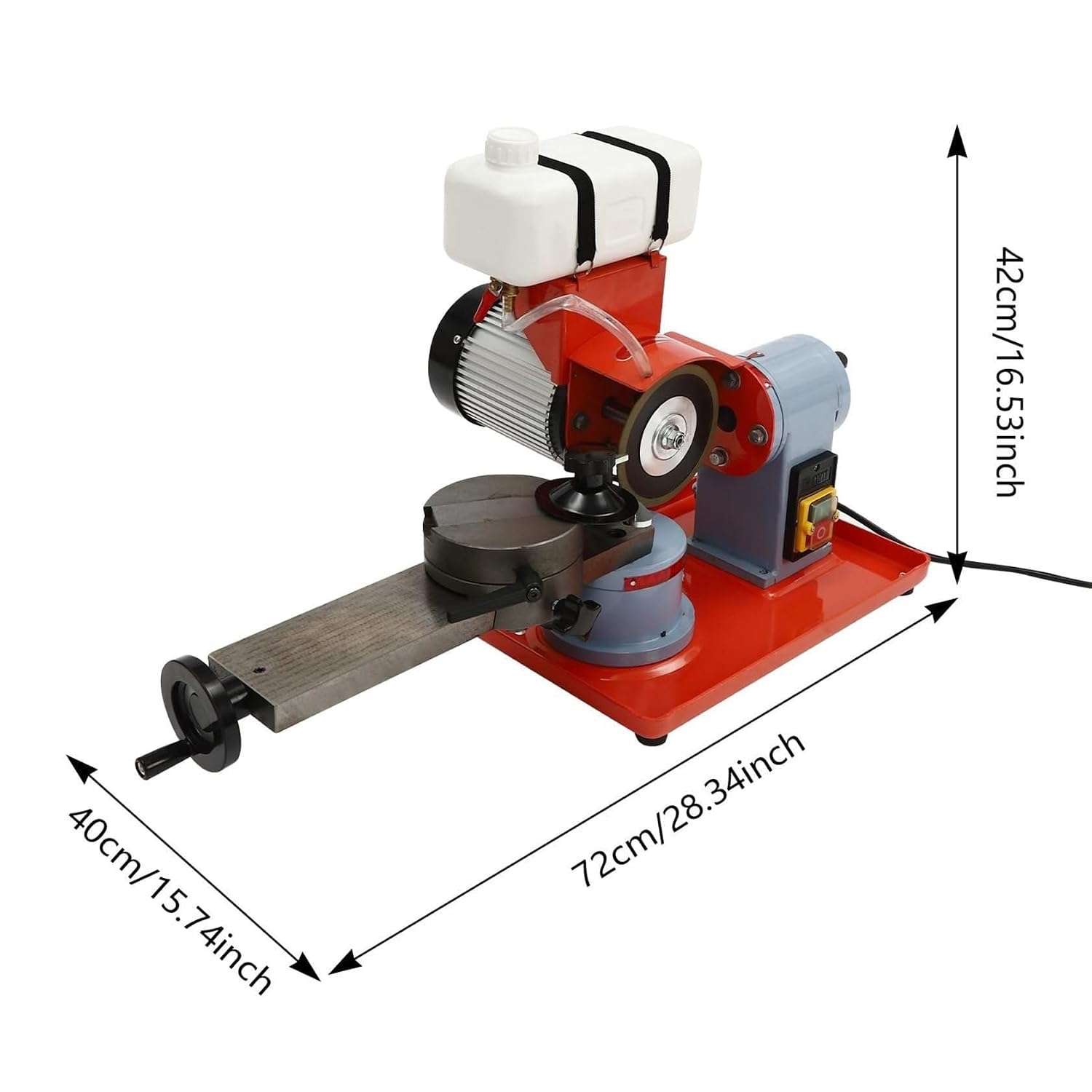 Chain Saw Sharpener Tool, Electric Circular Saw Blade Sharpener, Circular Saw Blade Sharpener, Multi Tool Blade Sharpener, W/Water Injection, Adjustable Angle, 2580 RPM, for Cutting Wood, Plastic (Co