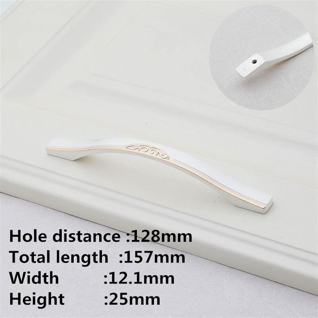 TOMYEUS Cabinet Handles Kitchen Hardware 10 Pcs Zinc Alloy Gold Silver Cabinet Door Handles Drawer Knobs Kitchen Cupboard Door Pulls Furniture Handle Hardware Cabinet pulls Kitchen Cabinet Handles