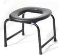 Bedside Commode,Toilet Seat with Handles Stainless Steel Toilet Stool Folding Non-Slip Rubber Tips Easy to Clean Elderly Pregnant Woman Toilet Chair