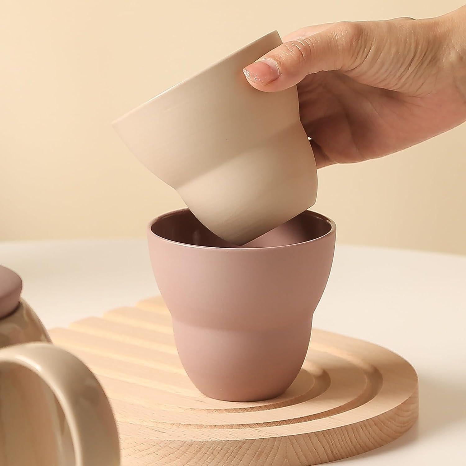 Beverage Serveware Creative coffee cup set ceramic water cup household cup set afternoon tea tea set gift box Water Carafe