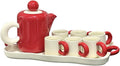 Beverage Serveware Ceramic teapot teacup with tray cold kettle water set set high temperature resistant water storage kettle Water Carafe