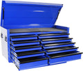 OEMTOOLS 24734 Professional Series 57 Inch 10 Drawer Tool Chest, Gifts for Men, Dad Gifts, Tool Box for Shop, 10 Drawer Tool Box with Work Surface