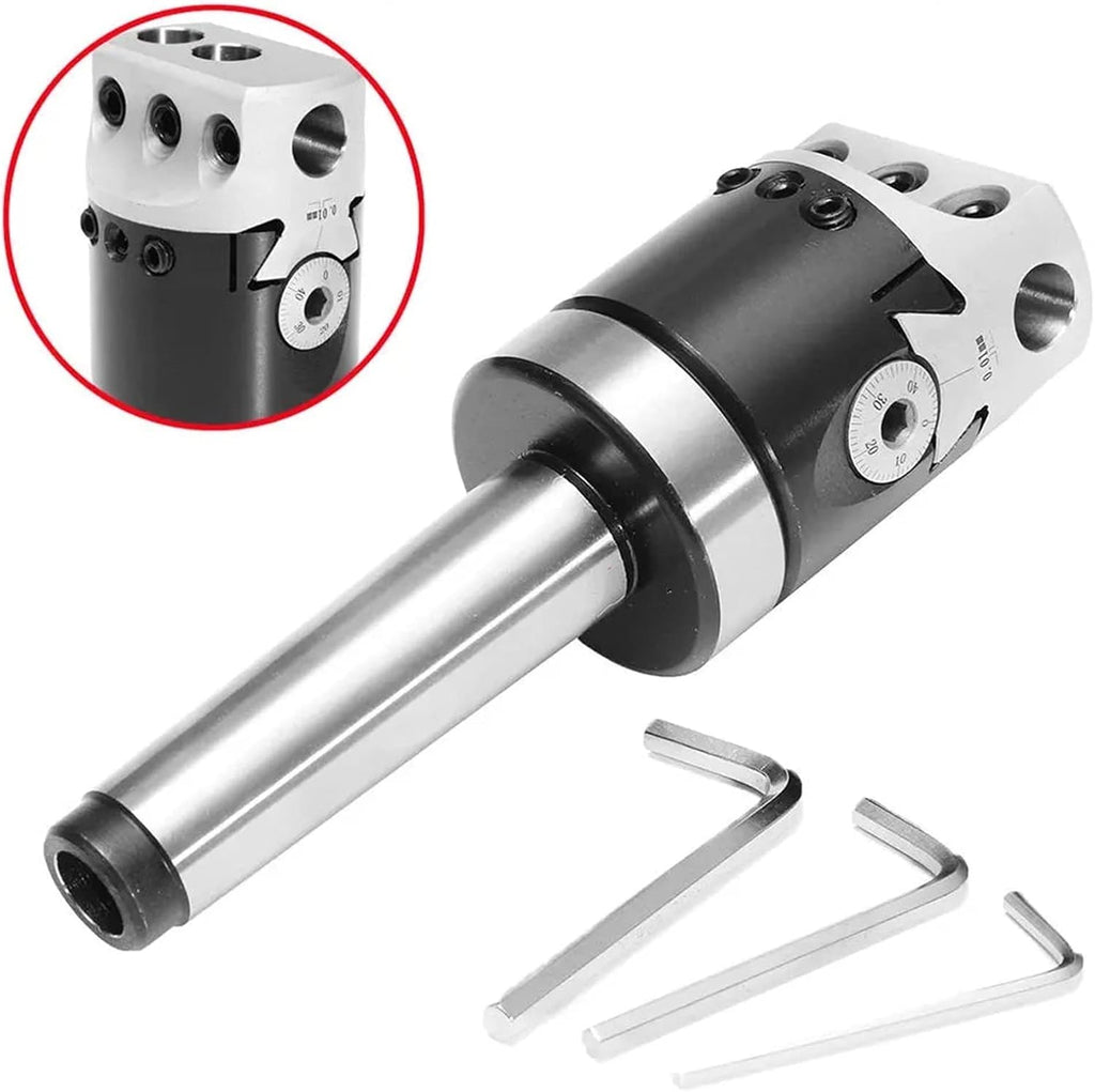 Precision Collets Lathe Chuck Tool 50mm MT3-M12 Morse Taper Boring Bar for Lathe Milling Lathe Tools for CNC Engraving Machine & milling Lathe Tool