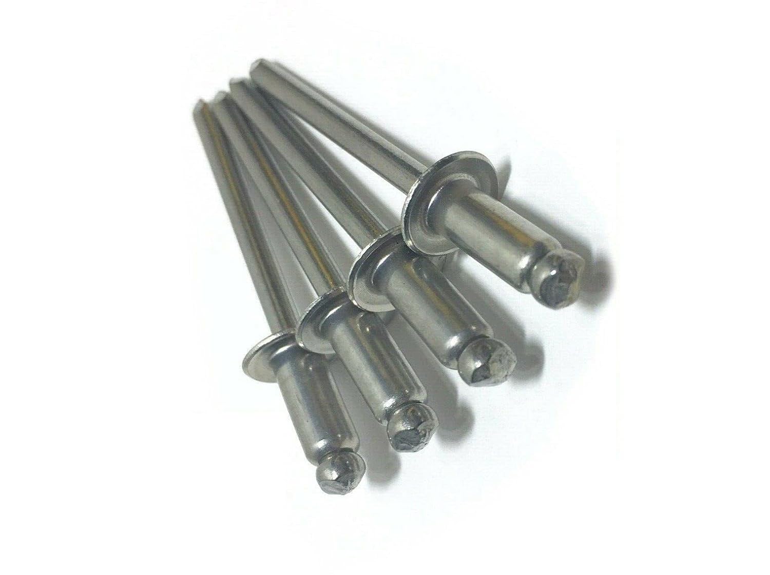 KolotovichTool Pack of 250, POP Rivets All Stainless Steel 4-8 1/8' x 1/2' Grip Range Fastener Kit Bolt Set RE-4567DD