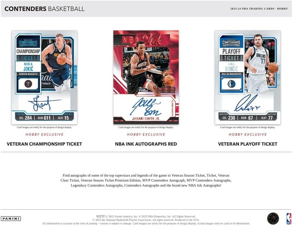2023-24 Panini Contenders Basketball Hobby Box