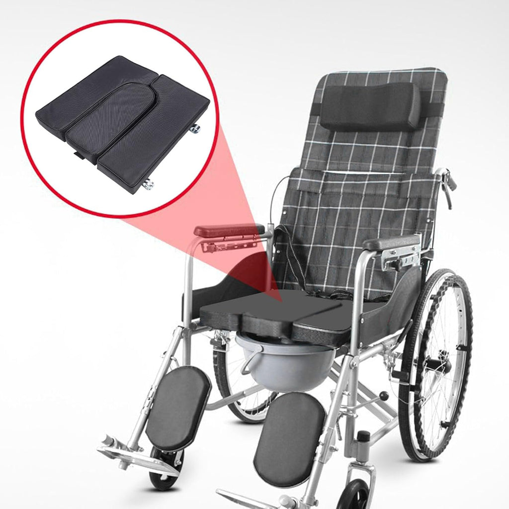 Asixxsix Wheelchair Toilet Cushion, Thick Sponge Padded Soft Pad Commode Chair Cushion Universal Fit for Bedside Commode Seat Toilet Chair, U Shape Cover Shower Seat Wheelchair