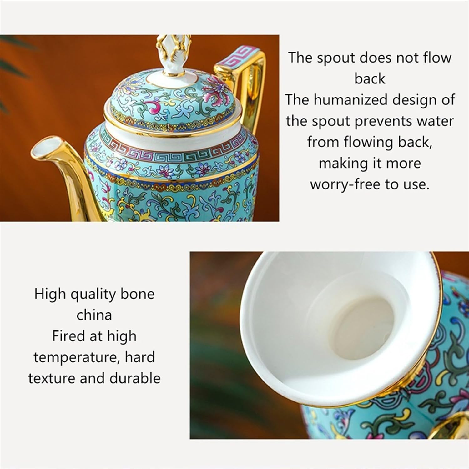 Beverage Serveware 15-piece afternoon tea coffee set bone china coffee cup and saucer set multifunctional household tea set tea party essentials Water Carafe