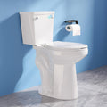 Simple Projet Tall Toilets for Seniors 21 inch Extra High Toilets, Comfort Bowl Heigh 21', Seat Height 22', Two-Piece Toilet 1.28GPF Powerful, 12 Inch Rough-in, White Color, for Bathroom