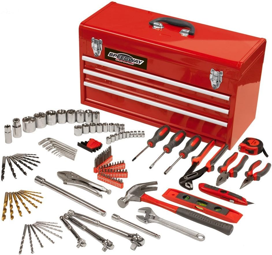 Speedway 8836 118 Piece, 3 Drawer Tool Chest