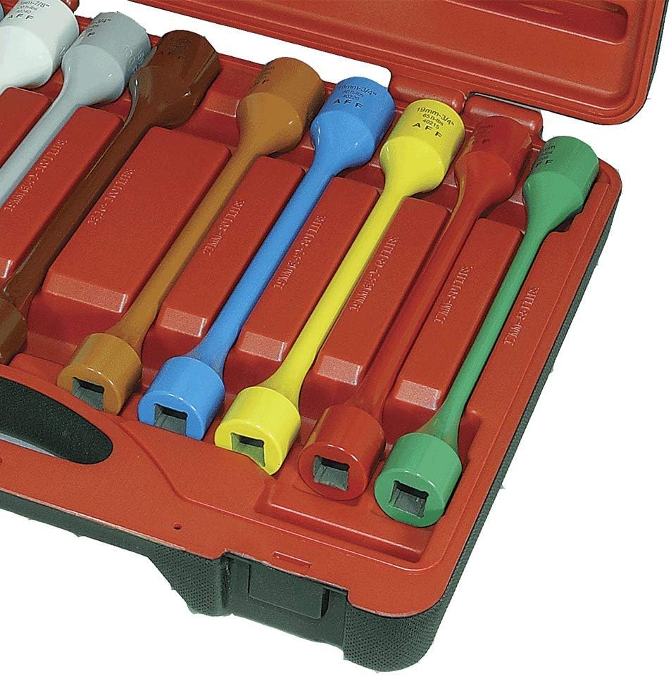 AFF 10 Piece Torque Limiting Extension Kit w/ Carrying Case, 55-140 ft/lbs, 1/2' Drive, 40200