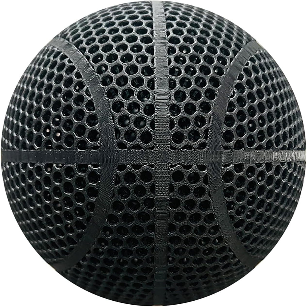 3D-Printed Airless Basketball, Silent Basketball for Quiet Dribbling and Indoor Training