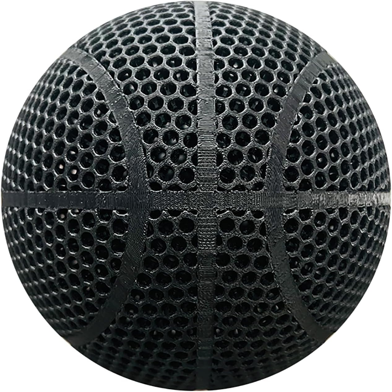 3D-Printed Airless Basketball, Silent Basketball for Quiet Dribbling and Indoor Training