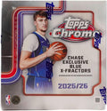2025/26 Topps Chrome Basketball MEGA box (7 pks/bx)