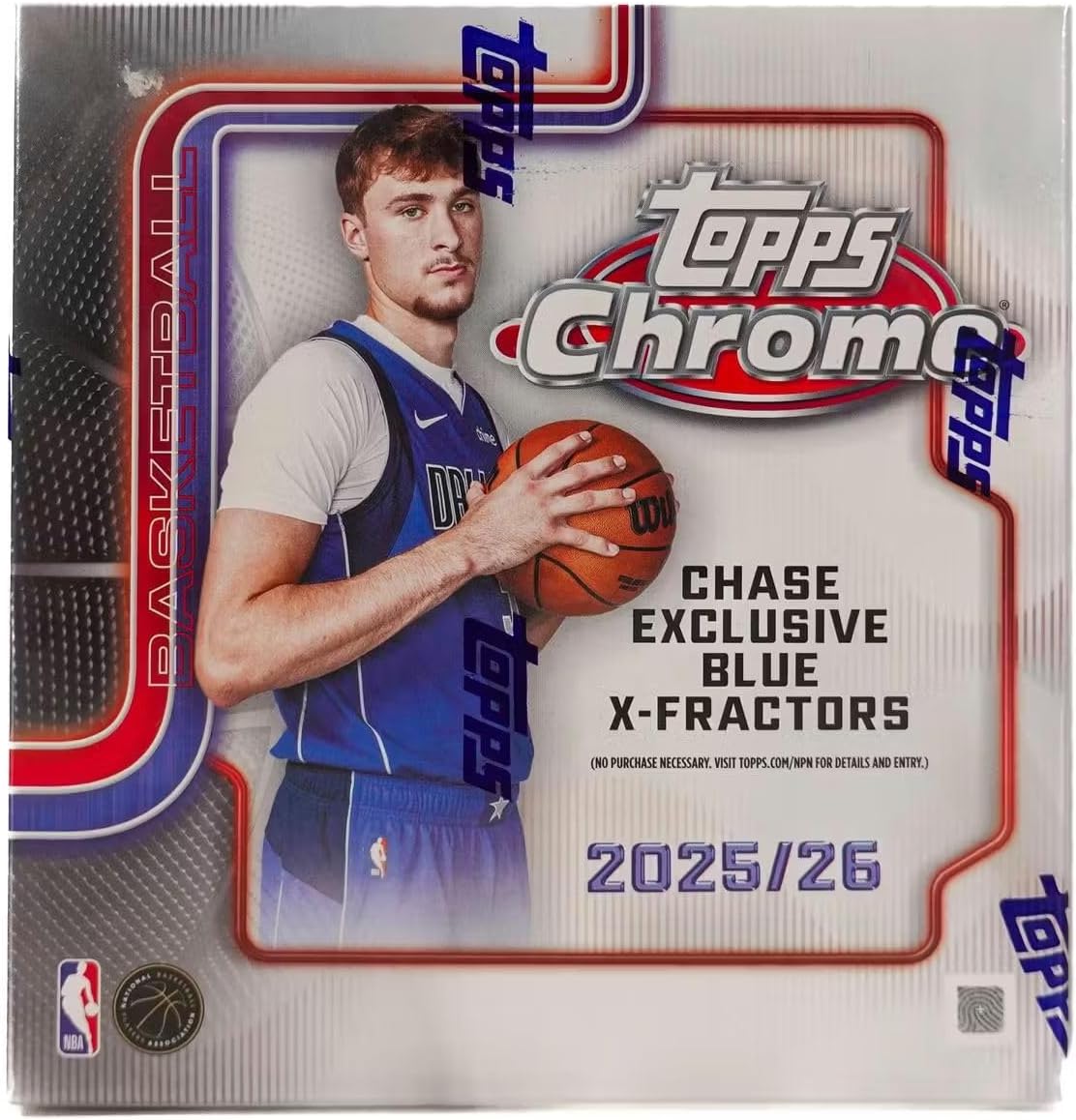 2025/26 Topps Chrome Basketball MEGA box (7 pks/bx)