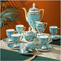 Beverage Serveware 15-piece afternoon tea coffee set bone china coffee cup and saucer set multifunctional household tea set tea party essentials Water Carafe