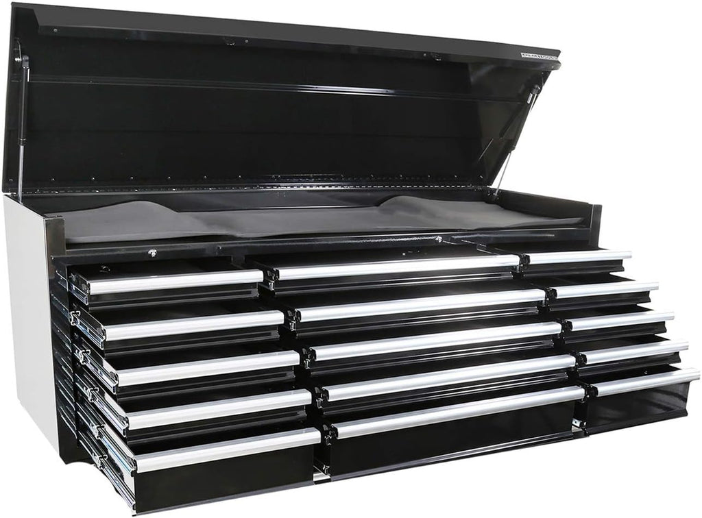 OEMTOOLS 24743 Professional Series 72 Inch 15 Drawer Tool Chest, Tool Box with Drawers, Tool Storage Chest, Locking Tool Chest, Tool Box Heavy Duty