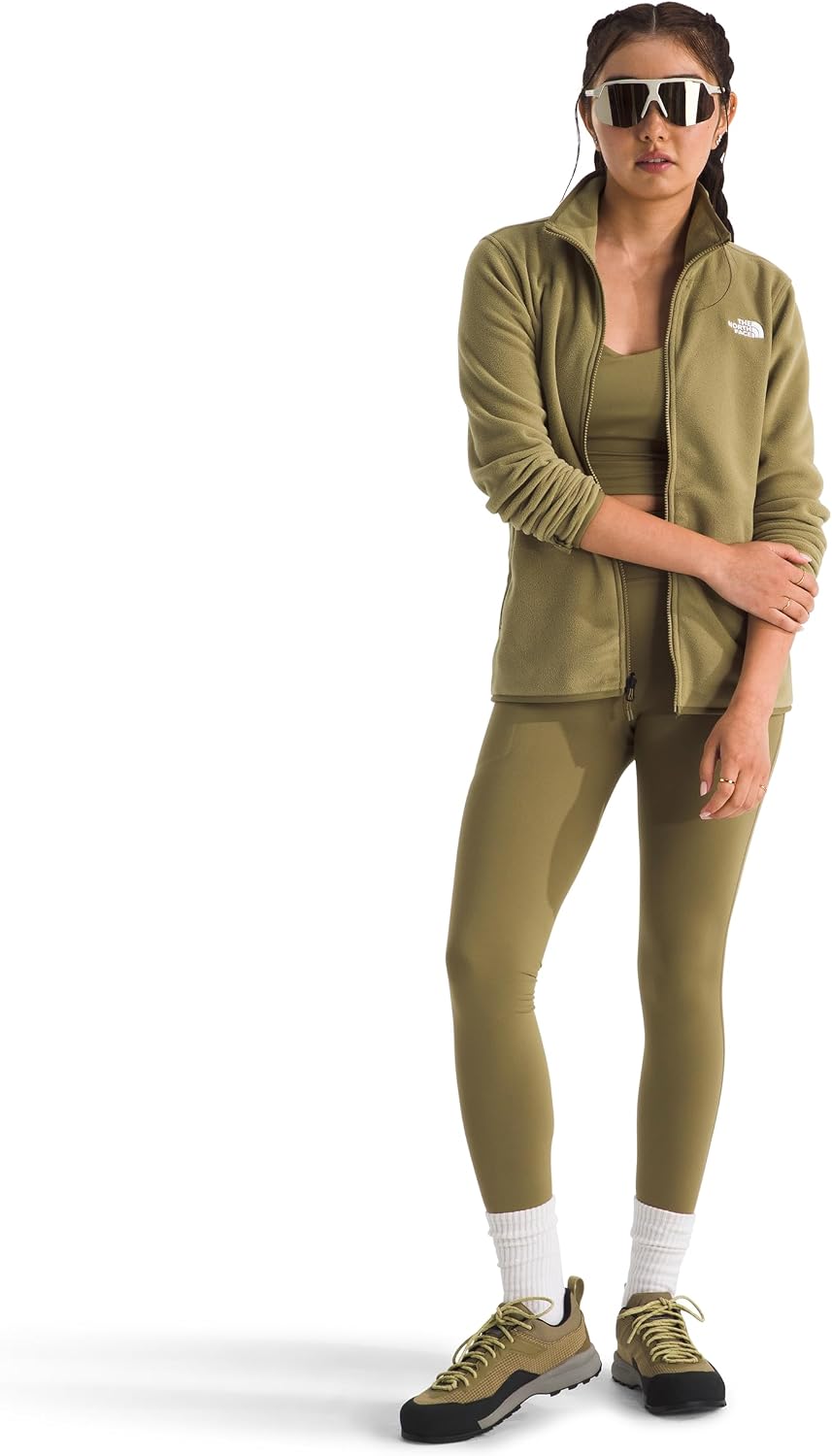 THE NORTH FACE Women's Glacier Fleece Jacket (Standard & Plus Size) | Zip Hand Pockets & Stretch on Collar, Cuffs & Hem