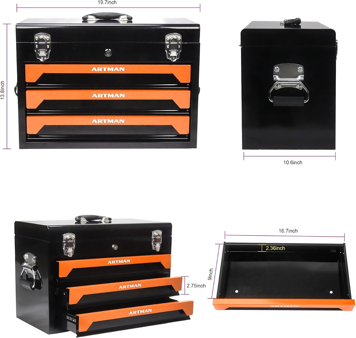Repairing e-commerce warehouses is essential! Shocking four layer steel strip, 439 parts and 3 drawer toolboxes, practical and convenient storage tray