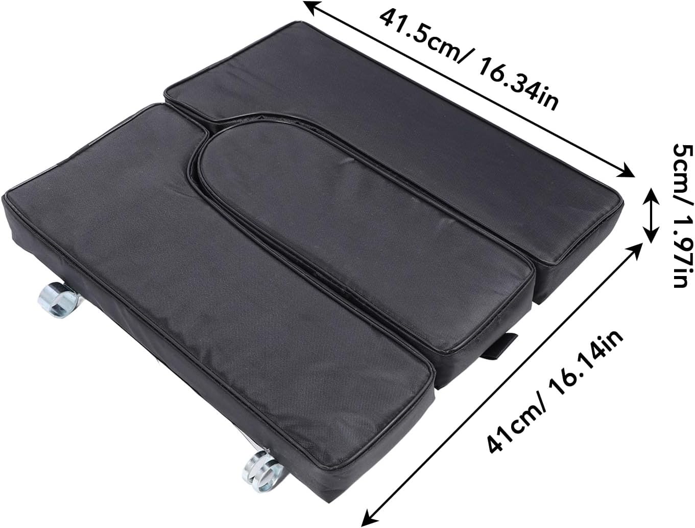 Asixxsix Wheelchair Toilet Cushion, Thick Sponge Padded Soft Pad Commode Chair Cushion Universal Fit for Bedside Commode Seat Toilet Chair, U Shape Cover Shower Seat Wheelchair